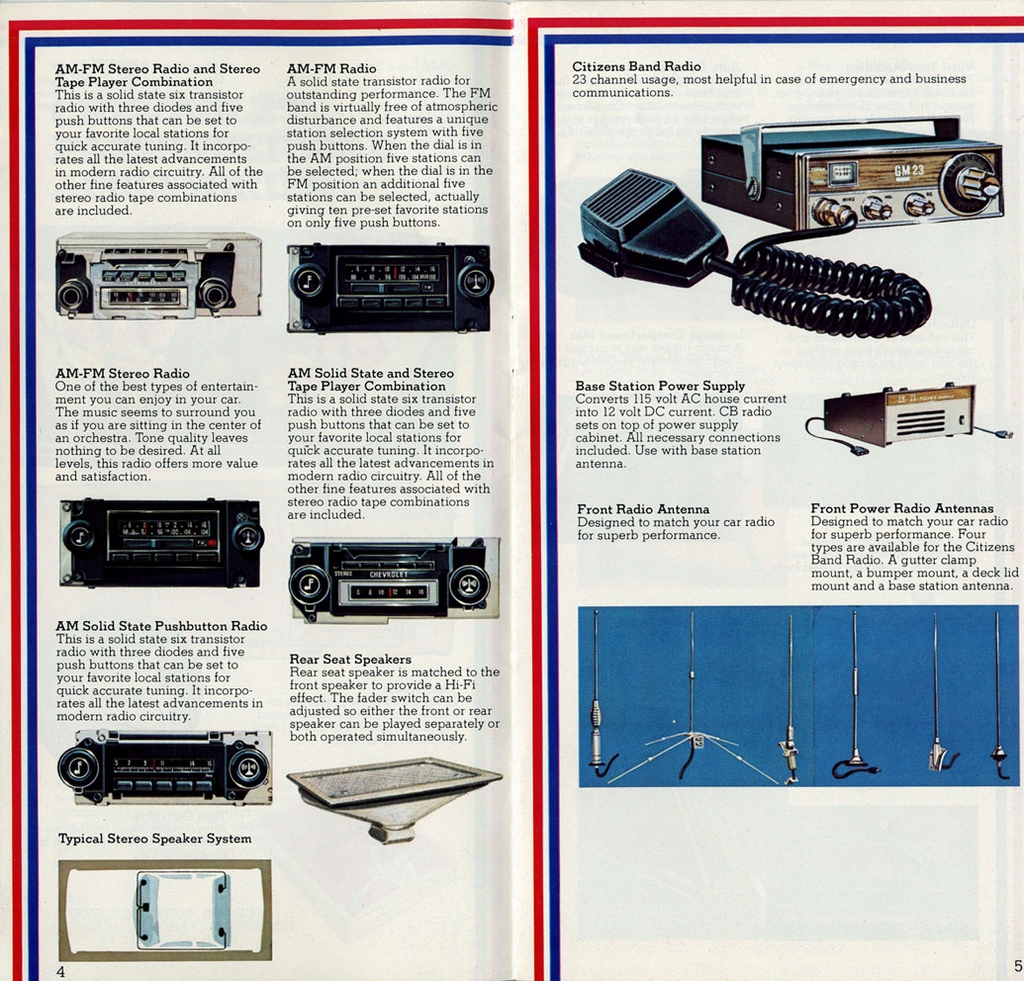 1975 Chevrolet Accessories Folder Page 3